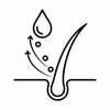 Gentle purifying hair icon