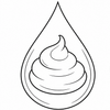Intensive hydration line icon