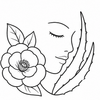 Soothe and rebalance line icon