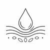 Cleanse without dryness line icon