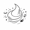 Gentle makeup removal line icon