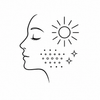 Smooth makeup-ready finish line icon