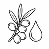 Nourish and hydrate hair icon