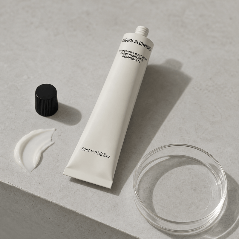 Grown Alchemist Regenerating Moisturiser and cream texture