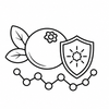Cranberry antioxidant peptide icon