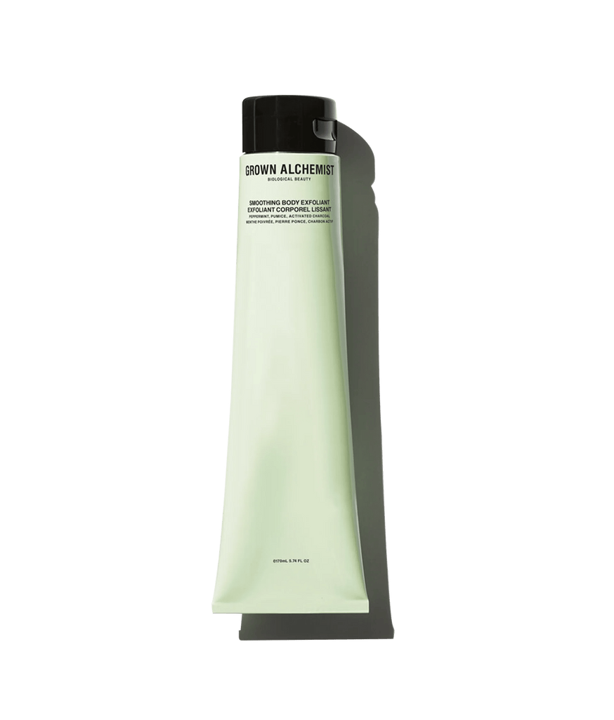 Grown Alchemist Skincare Smoothing Body Exfoliant: Peppermint, Pumice, Activated Charcoal (170ml)