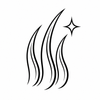 Soft revitalised hair icon