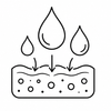 Multi-level skin hydration icon