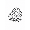 Mineral and charcoal polish icon