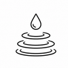 Tri-level hydration icon