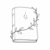 Magic of I vegan leather journal icon