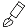 brush line icon