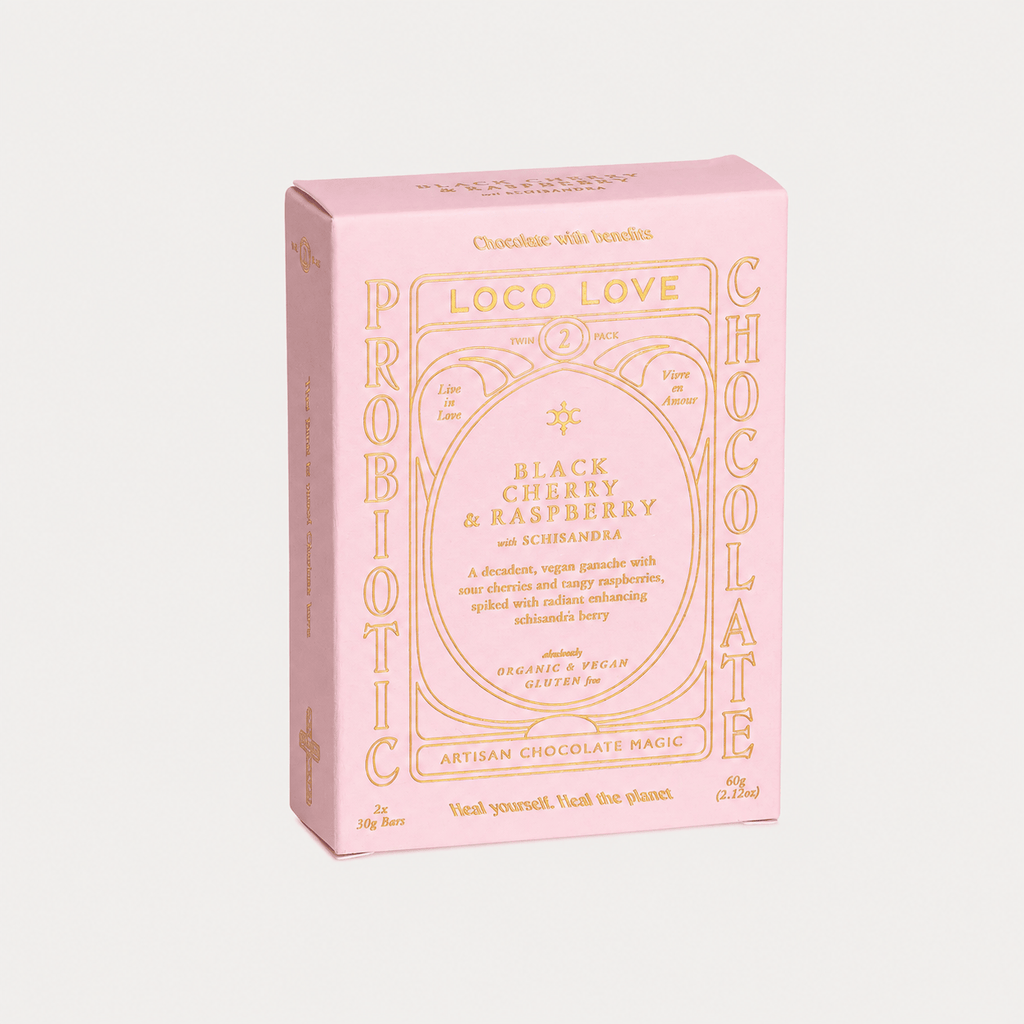 Loco Love Vegan Chocolate Black Cherry & Raspberry