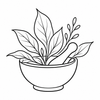 Reset Weekend Retreat Experience – nourishing bowl with leaves benefit icon