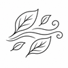 Clear Head Pulse Point Roller – fresh breeze lines through leaves benefit icon