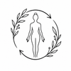 Eco Wooden Dry Brush – circulation arrows around a body silhouette benefit icon