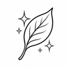 Mint Citrus Lip Balm - Clear Head – fresh botanical leaf with sparkle benefit icon