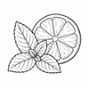 Mint Citrus Lip Balm - Clear Head – mint leaves with citrus slice benefit icon