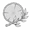 My Hero Pulse Point Roller – tree rings and warm woody branch benefit icon