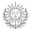 Ritual Affirmation Cards – affirmation card with radiant sun benefit icon