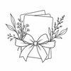 Ritual Affirmation Cards – elegant gift ribbon around cards benefit icon
