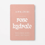 loyal crush Skincare Rose Hydrate Bamboo Sheet Mask