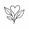 Vanilla Lip Balm - Slow Down – small botanical leaf with heart benefit icon