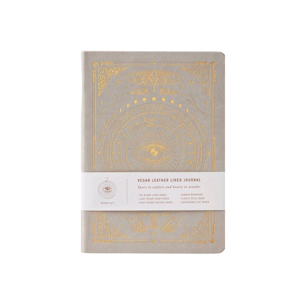 Magic Of I Journal Vegan Leather Journal - Stone