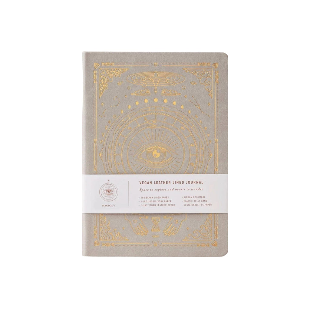 Magic Of I Journal Vegan Leather Journal - Stone
