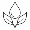 Botanical product benefit icon