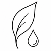 Plant-based product benefit icon