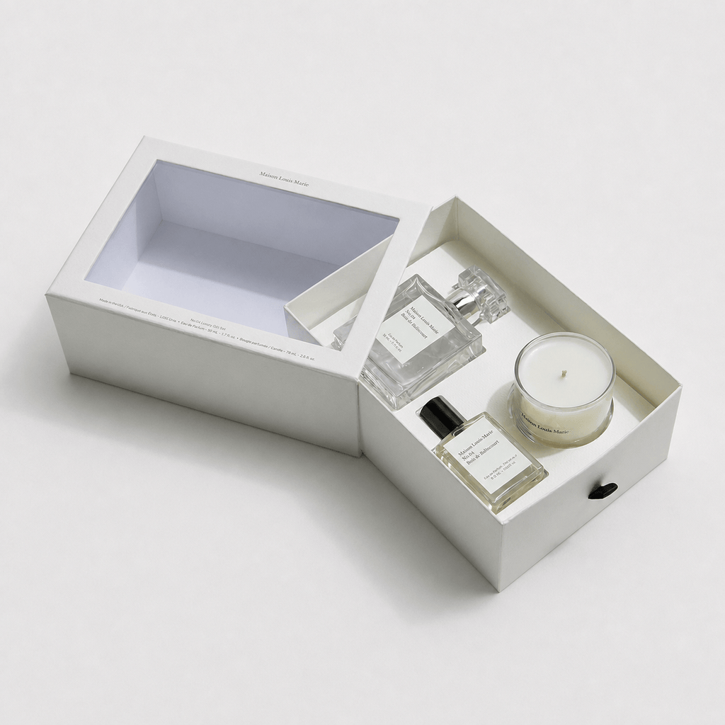 Maison Louis Marie Perfume Oil & Eau De Parfum No. 04 Bois de Balincourt Luxury Perfume Gift Set
