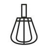 whisk line illustration