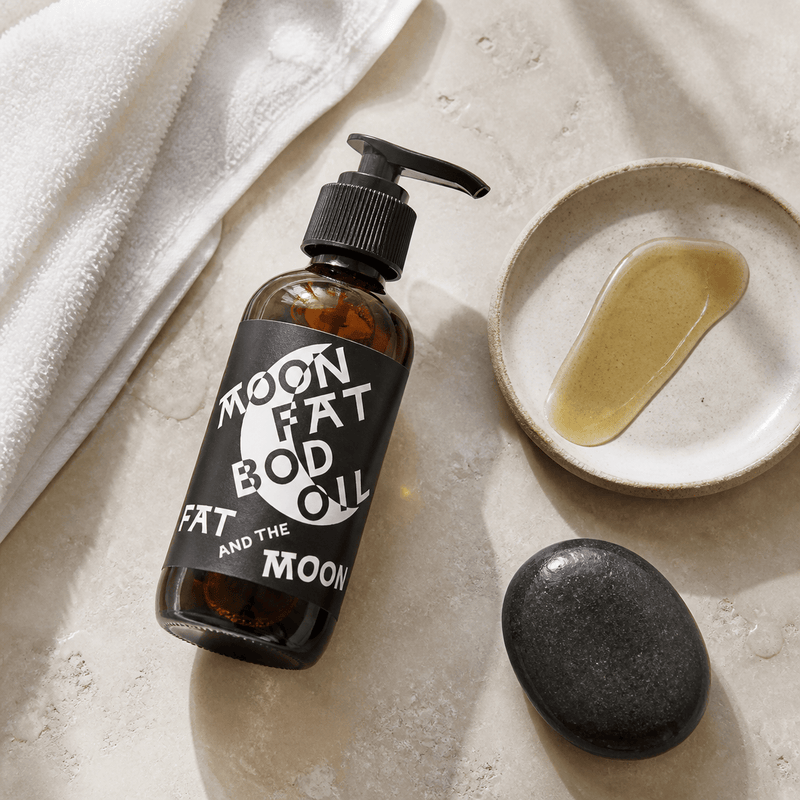 Moon Fat Bod Oil body care ritual scene