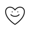 Heart and self-love line icon