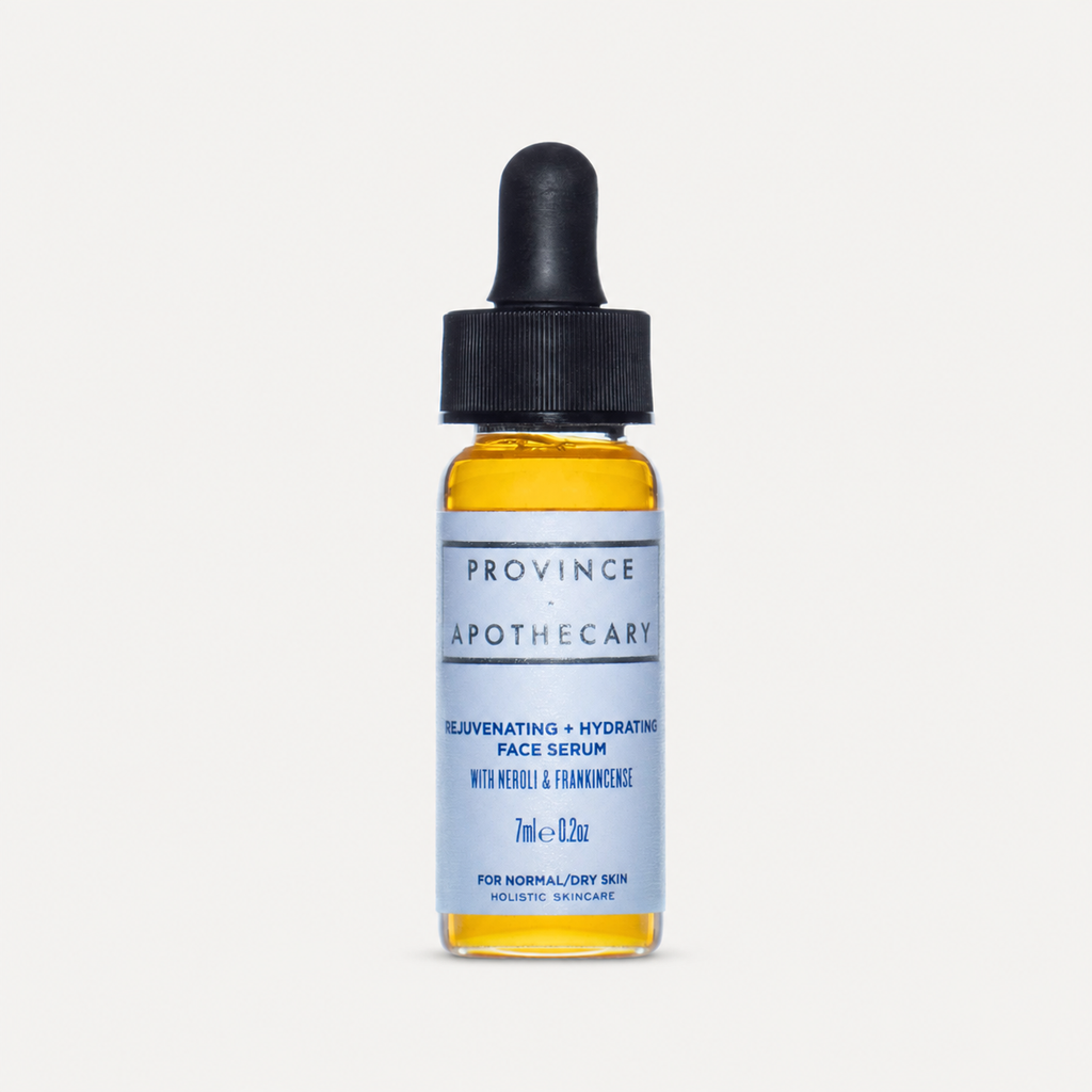 Province Apothecary Rejuvenating + Hydrating Face Serum 7ml on pale grey