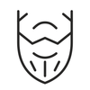 beard line illustration