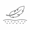 Lightweight setting powder icon