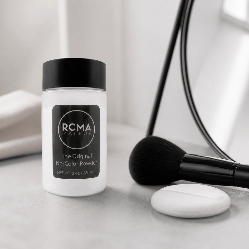 RCMA No Colour Powder professional makeup vanity