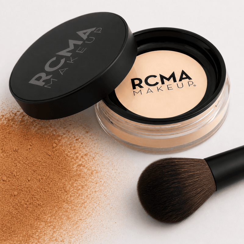 RCMA Premiere Loose Powder Amber texture