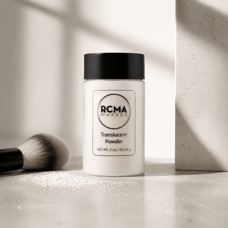 RCMA Translucent Powder editorial artistry