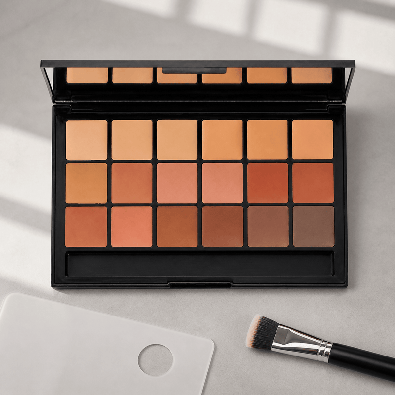 RCMA VK10 18 pan foundation palette professional artistry