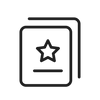 Forty card deck icon
