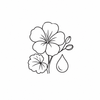 Rose geranium hydrosol icon