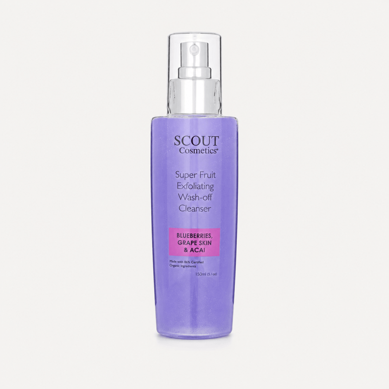 Scout Cosmetics Skincare Super Fruit Exfoliating Wash-Off Cleanser