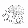 Reishi peptide barrier hydration icon