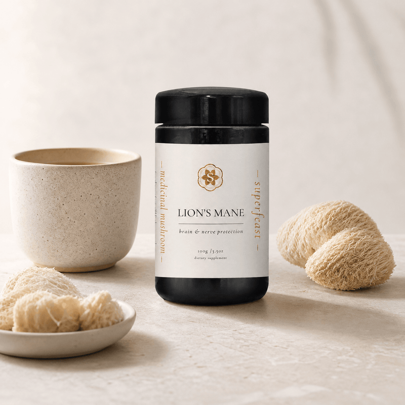 SuperFeast lions mane right lifestyle image
