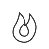 Warming relief icon