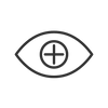 Gentle eye-area care icon