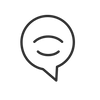 Self expression and communication icon
